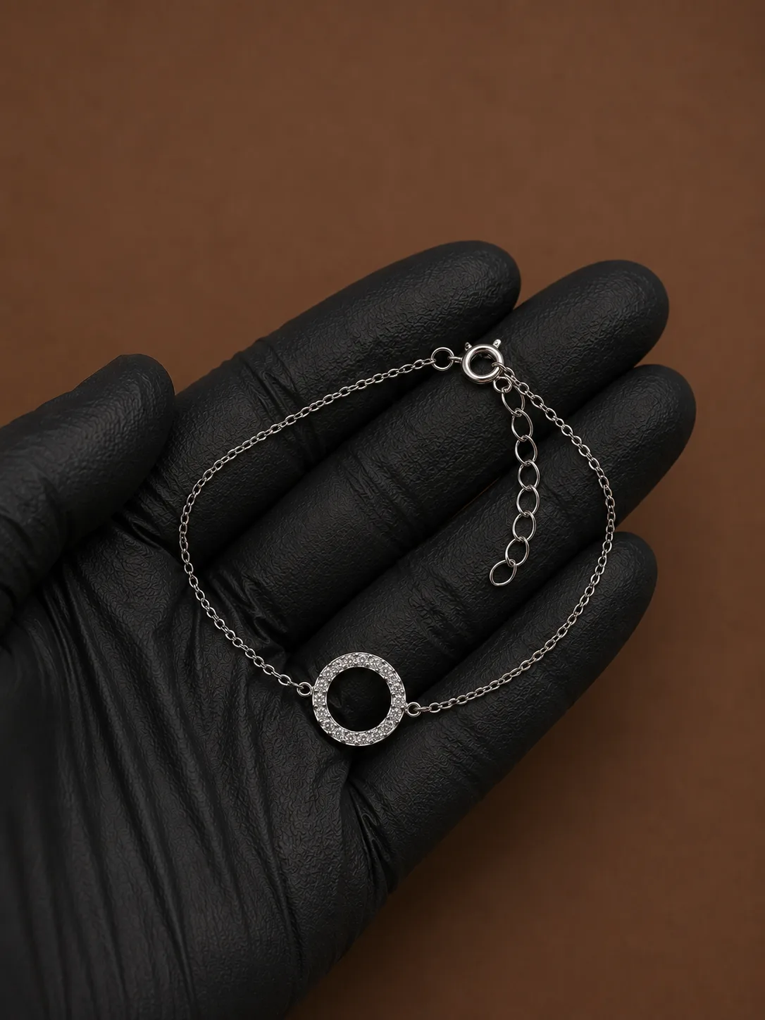 Sterling Silver Circle Bracelet